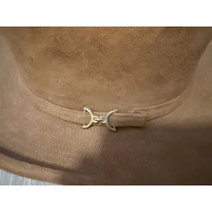 Georgetown Vintage Suede Cowboy Hat Tan Brown Cattleman Tejana Size 6 7/8 Small thumbnail 7