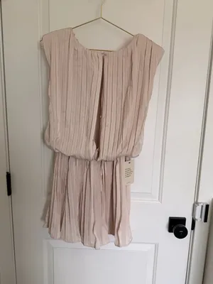 Böhme DO+BE Blush Pink Pleated Sleeveless Dress with Shorts thumbnail 2