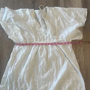 J Crew White Gauze Tunic Top Size Small Boho Flutter Sleeve Tassel Lightweight thumbnail 12