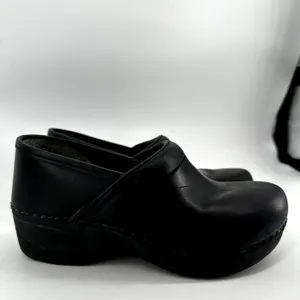 Dansko Professional Leather Clogs Arch Rocker Anti-Fatigue Slip On Black 6 thumbnail 3