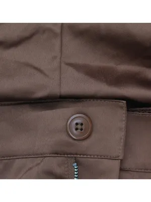 NEW Bar III Trendy Satin Cropped Cargo Pants 100193656WN Root Beer Brown 3X thumbnail 6