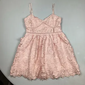 Altar’d State Silvyn Lace Mini Dress in Light Pink Sz Large NWOT thumbnail 1