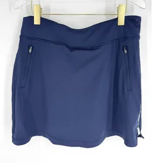 Levelwear Wayzata Country Club Navy Blue Golf Skort Womens Large‎ Zip Pockets thumbnail 1