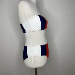 Cupshe- Red, Blue, White Strapless Bikini thumbnail 2