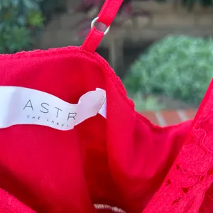 NWT ASTR the Label Lacey Red Dress thumbnail 3