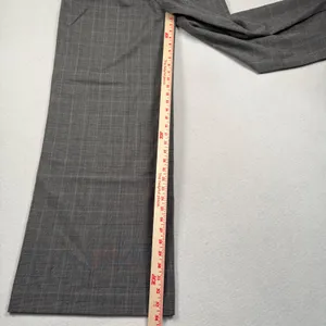 Alice + Olivia Wide Leg Pants Womens 4 Gray Glen Plaid High Waist Wool Office thumbnail 5