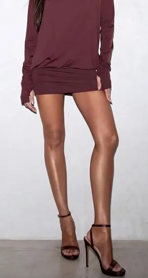 Brown Ankle Strap Heels Size 6 thumbnail 1