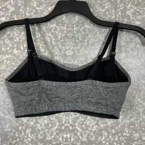 Motherhood Gray Cinched Pullover Wireless Nursing Bra - Size Small - Adjustable thumbnail 5