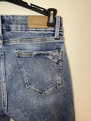Buckle Black Bootcut Jeans thumbnail 4