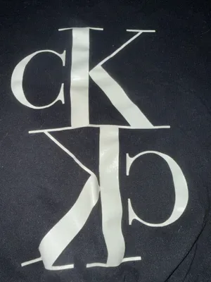 Calvin Klein Jeans Women's Black Cropped Mock Neck Sweatshirt with Monogram Logo thumbnail 2