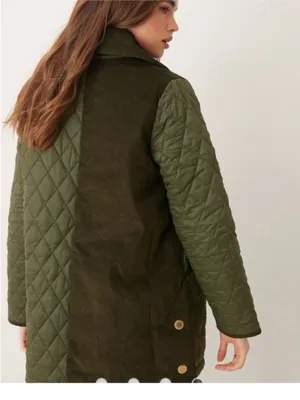 Barbour Reeth Quilted Coat UK14/US10 thumbnail 5