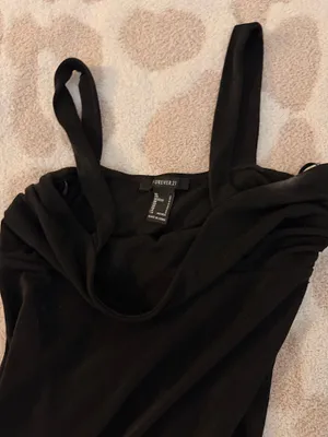 Forever 21 Black Bodysuit Sheer thumbnail 4