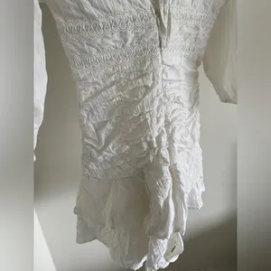 House of Chic White Embroidered Mini Dress thumbnail 7