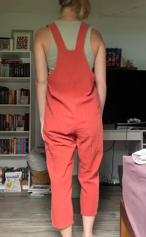 SHEIN Overalls Linen Orange thumbnail 2