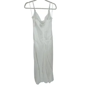 Bardot White Emere Lace Trim Satin Slip Dress XL 10 NWT thumbnail 4