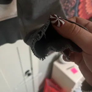 Gray and White Zip-Up Hoodie thumbnail 4