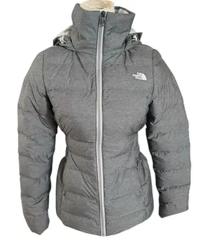 The North Face W Gotham Jacket II Gray XS NWOT * no faux fur thumbnail 1