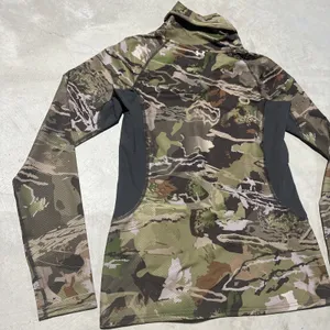 Under Armour Coldgear Ridge Reaper Camo Pullover Mock Neck Fitted Women's LARGE thumbnail 11