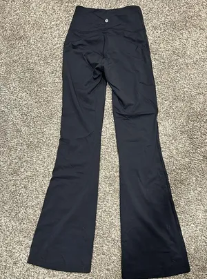 Lululemon Groove Super-High-Rise Flared Pant *Nulu in Black thumbnail 9