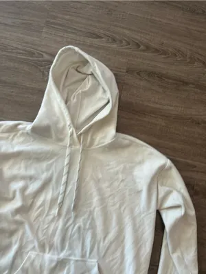 Marc New York Pullover Hoodie Womens Large Cream Ivory Kangaroo Andrew Marc thumbnail 6