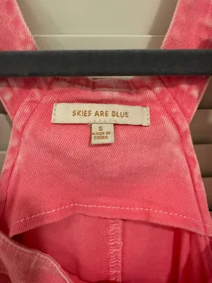 Skies Are Blue Pink Jumpsuit thumbnail 2