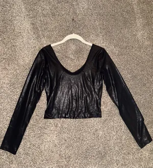 Lululemon Align Long Sleeve Shine Radiate Foil Crop Top thumbnail 3