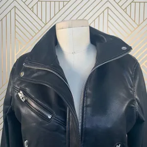 BLANKNYC Faux Leather Full Zip‎ Moto Jacket Black thumbnail 3