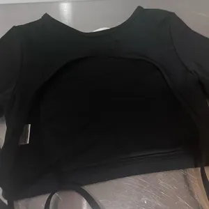 Lunalae Black Wrap Around Pole wear Top Dance XS S thumbnail 6