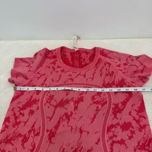 Lululemon Swiftly Tech Short Sleeve Crew Heathered Bon Bon size 8 thumbnail 7