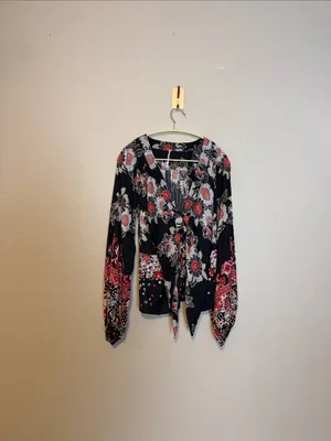 Free People Run Free Printed Tunic‎ Night Combo Size Medium thumbnail 4