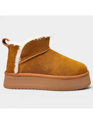 Koolaburra by UGG Koola Ultra Mini Platform Boots Cognac Womens 7 New thumbnail 2