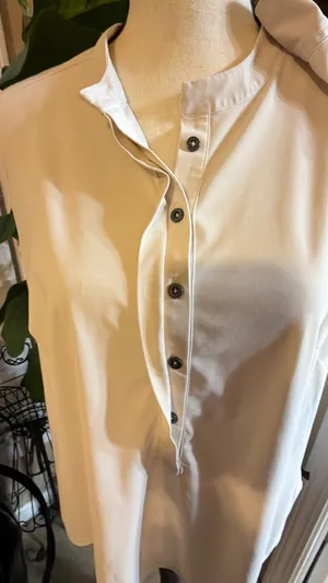 lululemon athletica Cream Lightweight Henley Top thumbnail 7