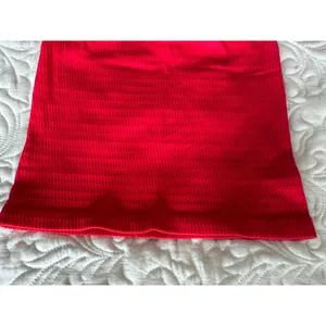 Suzette Red Cropped Stretch Halter Neck Tank Top Size 0 Size Small thumbnail 3