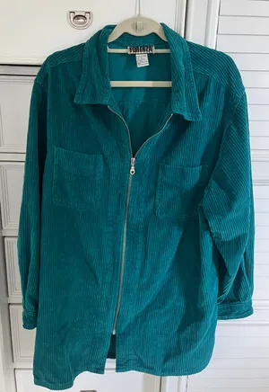Forenza Vintage Corduroy Teal Jacket thumbnail 5
