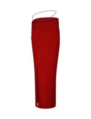 Tiger Mist Berry Red Shimmer Sparkle Pearlie Top Skirt Set thumbnail 13