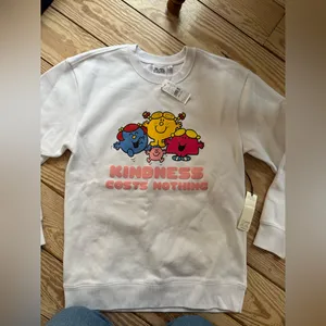 PacSun By Samii Ryan x Little Miss "Kindness Costs Nothing" sweatshirt sz S NWT thumbnail 3