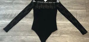 Abercrombie Long-Sleeved Mesh Bodysuit thumbnail 1