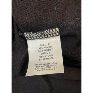 Monteau Maxi Dress Size S Black V Neck Sheer Accent Racerback NWT thumbnail 7