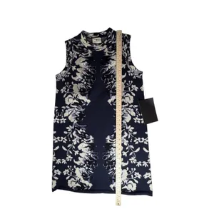 NWT Tuckernuck Floral Horizon Mock Neck Sleeveless Knit Mini Dress Medium Comfy thumbnail 11
