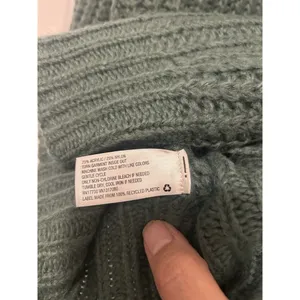 A New Day Sweater Women’s Size Large Green Chunky Knit Super Soft Waist Length thumbnail 4