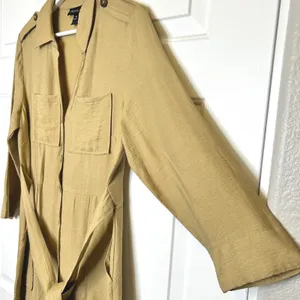 Stella & Julie Utility Shirt‎ Dress Size M thumbnail 3