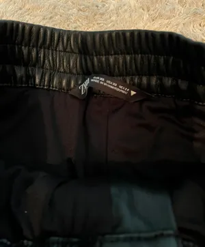 ZARA Leather Shorts thumbnail 3