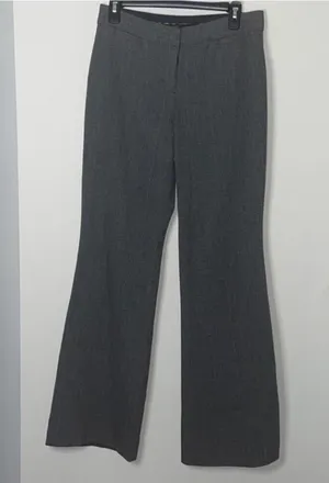 Express Design Studio Editor Pants Grey Plaid Work Career Office Trouser thumbnail 1