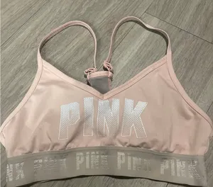 PINK Victoria's Secret Light Pink Sports Bra thumbnail 1