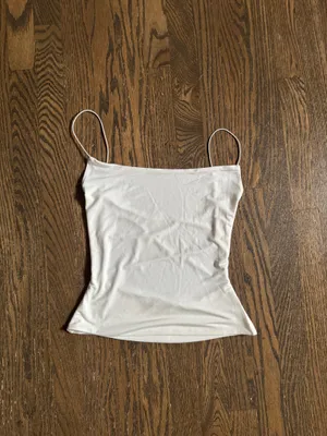 Meshki buttery smooth second skin open cross back strappy tank top small thumbnail 3
