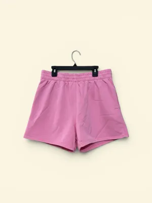 Peach Love California Pink Pearl-Embellished Athletic Shorts thumbnail 2