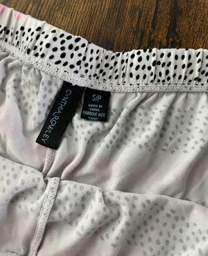 Cynthia Rowley Pajama Shorts Hearts Polka dot thumbnail 3