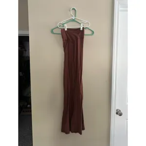 OFFLINE by Aerie Real Me High Waisted Crossover Flare Legging Size XS Rust Brown thumbnail 2