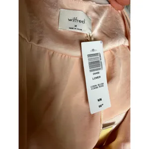 wilfred Lover Cropped Babydoll Tank Top Coral Blush Size M thumbnail 7