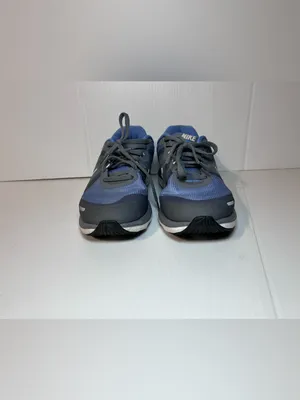 Nike blue/gray sneakers shoe women size 9 thumbnail 4